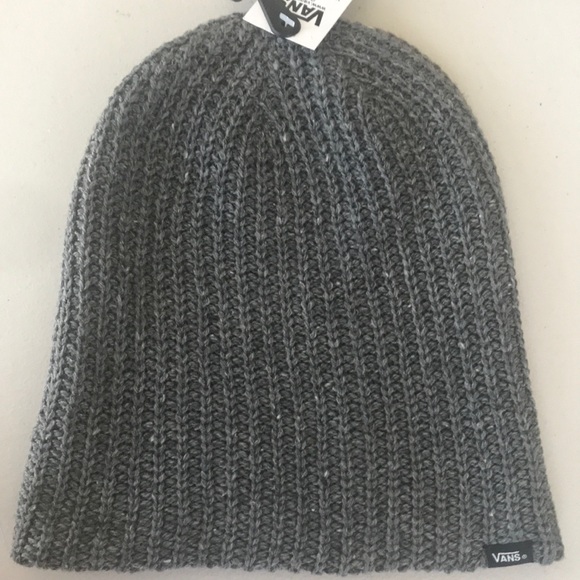 VANS MISMOEDIG PLUS🦄 Gray Soft Comfy Beanie NEW - Picture 4 of 5